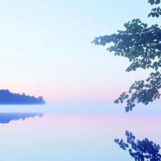 Taos Hornhouse style, Midjourney V6.1: realistic landscape photograph of quiet dawn
