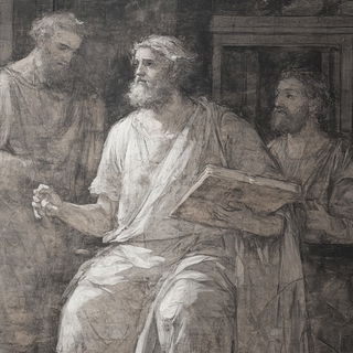 Paperflash Needlework style, Midjourney V6.1: classical 18th-century oil painting