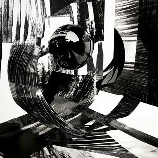 Qorava Pattern Bureau style, Midjourney V6.1: abstract 3D render