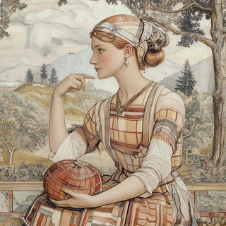 Wirework Chiaroscuro style, Midjourney V6.1: classical 18th-century oil painting