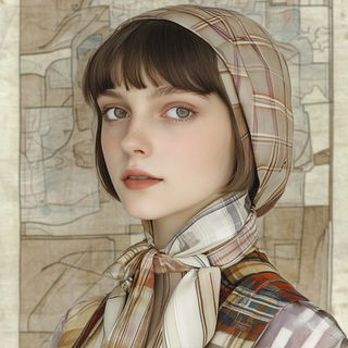 Wirework Chiaroscuro style, Midjourney V6.1: photographic portrait of female protagonist