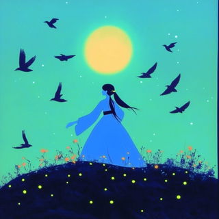 Inkwhisper style, Midjourney V6.1: traditional folk art
