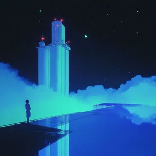 Inkwhisper style, Midjourney V6.1: cinematic shot from sci-fi movie