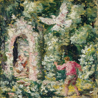 Glissandaflux style, Midjourney V6.1: classical 18th-century oil painting