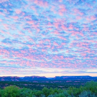 Glissandaflux style, Midjourney V6.1: realistic landscape photograph of quiet dawn