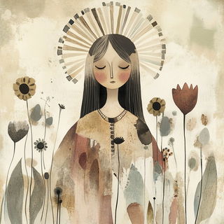 Vitrastorm style, Midjourney V6.1: traditional folk art