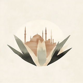 Vitrastorm style, Midjourney V6.1: bold minimalist logo design for Istanbul city municipal services