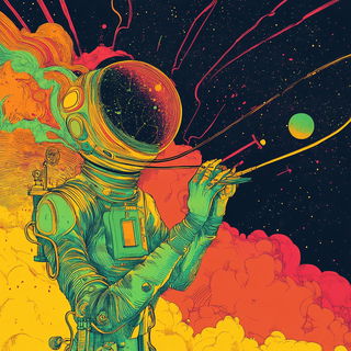 Legendweft style, Midjourney V6.1: editorial illustration for popular scientific magazine cover