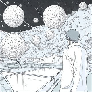 Figureharbour style, Midjourney V6.1: editorial illustration for popular scientific magazine cover