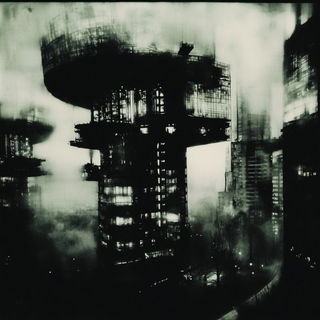 Cloudglaze Storyware style, Midjourney V6.1: megacity with futuristic bioarchitecture