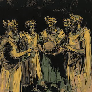 Ornacel style, Midjourney V6.1: classical 18th-century oil painting