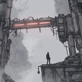 Stormsteel Meridian style, Midjourney V6.1: cinematic shot from sci-fi movie