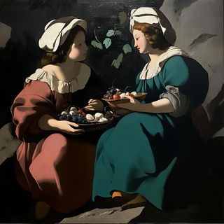 Starpath Cartography style, Midjourney V6.1: classical 18th-century oil painting