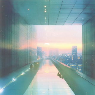 Bandwork Fauve Rail style, Midjourney V6.1: megacity with futuristic bioarchitecture