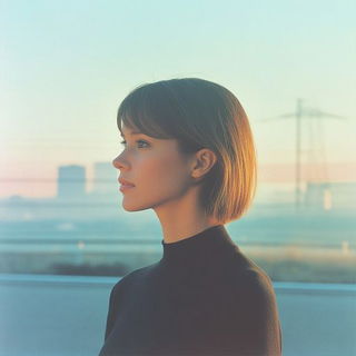 Bandwork Fauve Rail style, Midjourney V6.1: photographic portrait of female protagonist