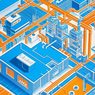 Orrery Smelt style, Midjourney V6.1: technical infrastructure blueprint schematics