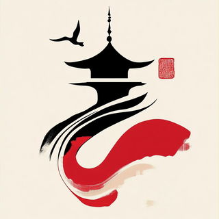 Red Cape Stitchwork style, Midjourney V6.1: bold minimalist logo design for Istanbul city municipal services