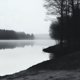 Faunamosaic style, Midjourney V6.1: realistic landscape photograph of quiet dawn