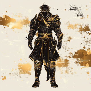 Ragfiber Mythography style, Midjourney V6.1: concept art character design of retropunk steam knight