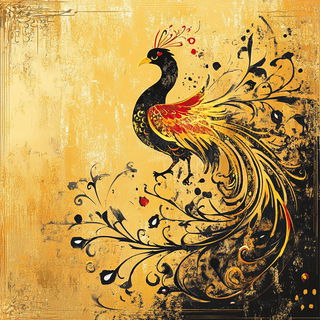 Ragfiber Mythography style, Midjourney V6.1: traditional folk art