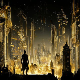 Ragfiber Mythography style, Midjourney V6.1: cinematic shot from sci-fi movie