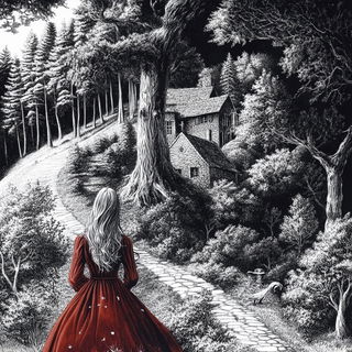 Storybloomery style, Midjourney V6.1: retro fairy-tale illustration