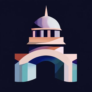 Vitribestiary style, Midjourney V6.1: bold minimalist logo design for Istanbul city municipal services