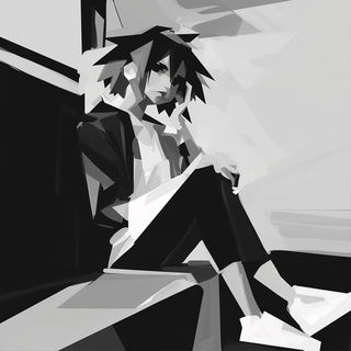 Vitribestiary style, Midjourney V6.1: black-and-white manga comic strip