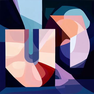 Vitribestiary style, Midjourney V6.1: typographic composition with large letters