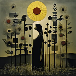 Ruinmoss style, Midjourney V6.1: traditional folk art