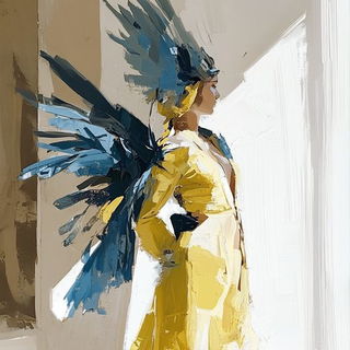 Lavaurism style, Midjourney V6.1: haute-couture fashion outfit
