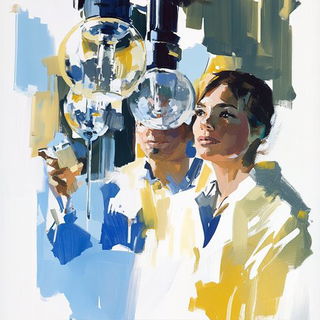 Lavaurism style, Midjourney V6.1: editorial illustration for popular scientific magazine cover