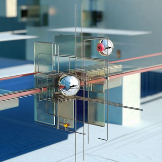Celestorm style, Midjourney V6.1: abstract 3D render