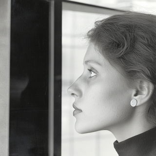 Celestorm style, Midjourney V6.1: photographic portrait of female protagonist