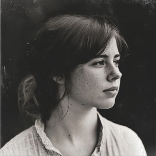 Venetian Saucerpunk style, Midjourney V6.1: photographic portrait of female protagonist