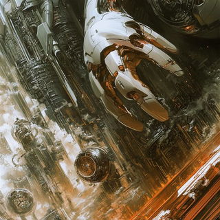 Redthorn Ligature style, Midjourney V6.1: editorial illustration for popular scientific magazine cover