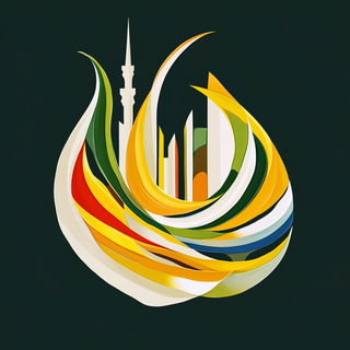 Cloakraptor style, Midjourney V6.1: bold minimalist logo design for Istanbul city municipal services