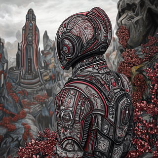 Clockgarden Fantasmach style, Midjourney V6.1: cinematic shot from sci-fi movie