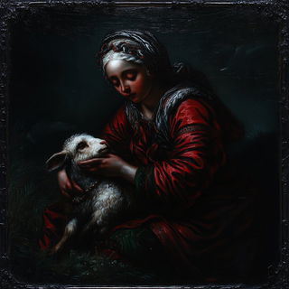 Sunwarmtide style, Midjourney V6.1: classical 18th-century oil painting