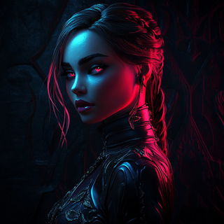 Sunwarmtide style, Midjourney V6.1: photographic portrait of female protagonist