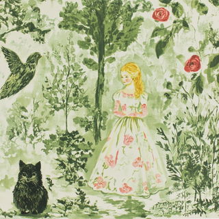 Foliage Naivism style, Midjourney V6.1: retro fairy-tale illustration