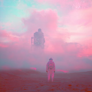 Cyclopean Scarabism style, Midjourney V6.1: cinematic shot from sci-fi movie