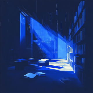 Redblue Megalith Anime style, Midjourney V6.1: Midlibrary