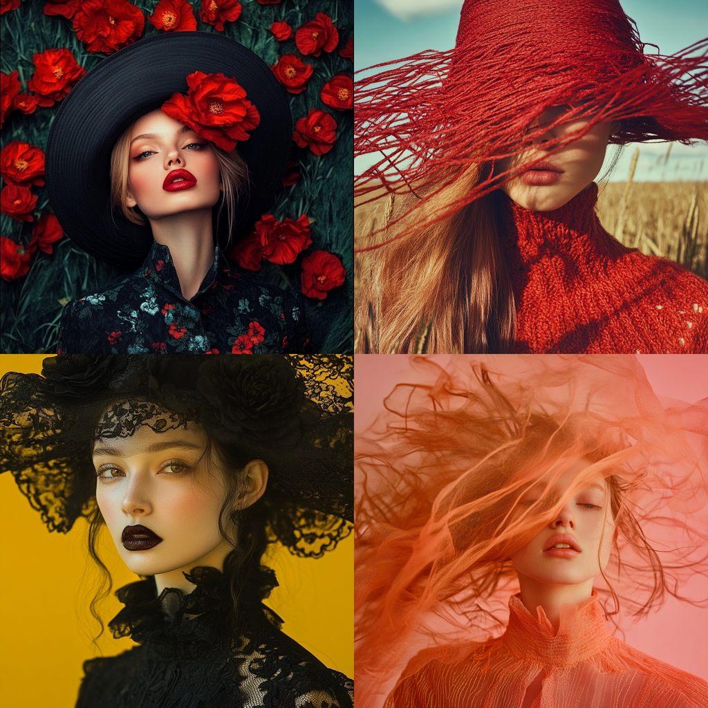 Fashion photography style, Midjourney V6.1, render 1 of 4