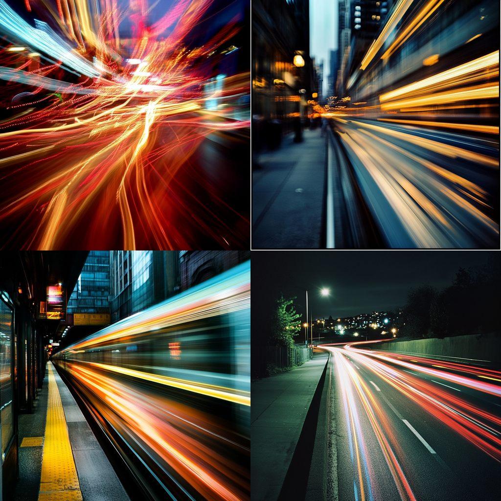 Fast shutter speed style, Midjourney V6.1, render 1 of 4