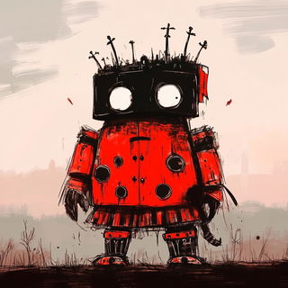 Cypress Chromolithics style, Midjourney V6.1: concept art character design of retropunk steam knight