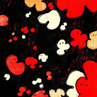 Cypress Chromolithics style, Midjourney V6.1: creative pattern composition