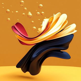 Blanksea Cosmoglyphics style, Midjourney V6.1: abstract 3D render