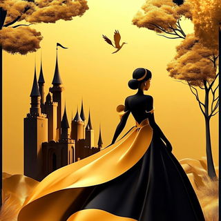 Blanksea Cosmoglyphics style, Midjourney V6.1: retro fairy-tale illustration