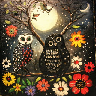 Slimegarden Extravaganza style, Midjourney V6.1: traditional folk art